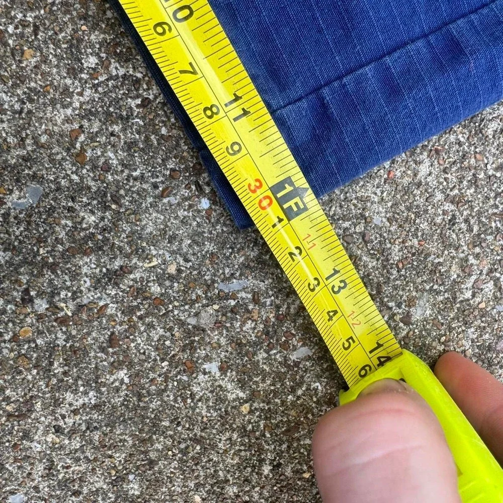 Vintage 2000s Enyce Denim Jorts Y2K Baggy Wide Leg Workwear Navy 34 (g4b)